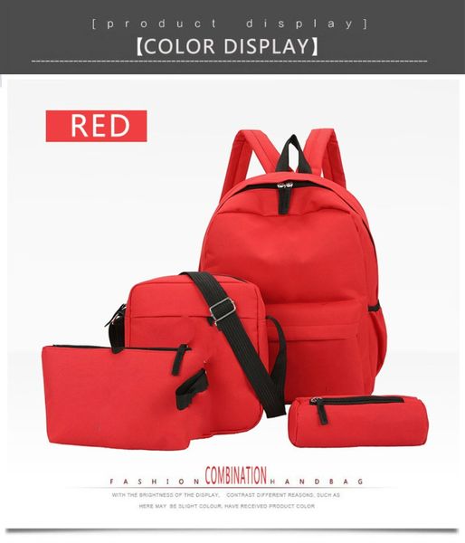 2020 brand new four-piece brand letter designer backpack casual breathable canvas universal multi-purpose back packs student bag for men
2020 brand new four-piece brand letter designer backpack casual breathable canvas universal multi-purpose back packs student bag for men