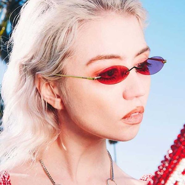 longkeeper small metal rimless sunglasses men vintage oval eyewear women mirror mini brand design uv400 sun glasses gafas de sol, White;black
longkeeper small metal rimless sunglasses men vintage oval eyewear women mirror mini brand design uv400 sun glasses gafas de sol, White;black