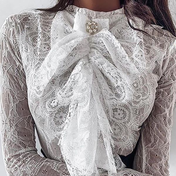 women's blouses & shirts white lace blouse for spring autumn long sleeve evening night dinner elegant office work fashion
women's blouses & shirts white lace blouse for spring autumn long sleeve evening night dinner elegant office work fashion