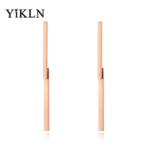 yikln new stainless steel geometric double long strip earrings jewelry trendy rose gold chain & link earrings for women ye19120, Golden;silver
yikln new stainless steel geometric double long strip earrings jewelry trendy rose gold chain & link earrings for women ye19120, Golden;silver