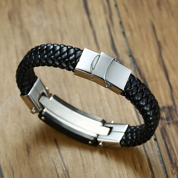 black leather bracelets mens stainless steel 2019 snap button jewelry silver chain on hand gift for man accessories cross
black leather bracelets mens stainless steel 2019 snap button jewelry silver chain on hand gift for man accessories cross