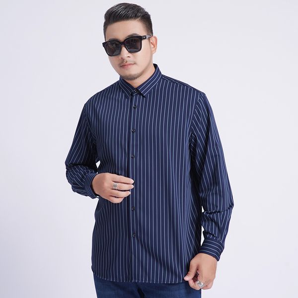 8xl 7xl 6xl 5xl 2019 new youth plus size large men turndown collar long sleeve dress striped shirts with male fashion, White;black
8xl 7xl 6xl 5xl 2019 new youth plus size large men turndown collar long sleeve dress striped shirts with male fashion, White;black