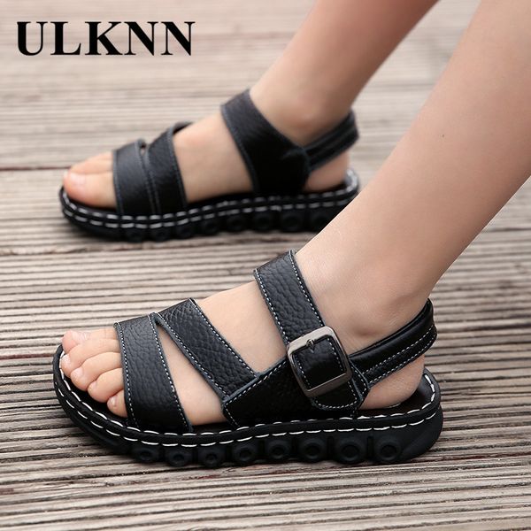 ulknn boy's sandals genuine leather 2020 summer children's sandals little boy students big boy soft-sole launched, Black;red
ulknn boy's sandals genuine leather 2020 summer children's sandals little boy students big boy soft-sole launched, Black;red