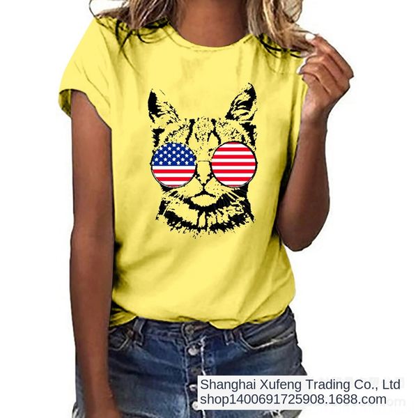 2020 fat mm loose slim round collar printed women's t- short-sleeved t- shirt shirt large size women's top, White
2020 fat mm loose slim round collar printed women's t- short-sleeved t- shirt shirt large size women's top, White