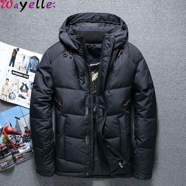 men's down & parkas white duck jacket men 2021 casual thick warm cotton hooded parka overcoat winter waterproof windbreaker coat, Black
men's down & parkas white duck jacket men 2021 casual thick warm cotton hooded parka overcoat winter waterproof windbreaker coat, Black
