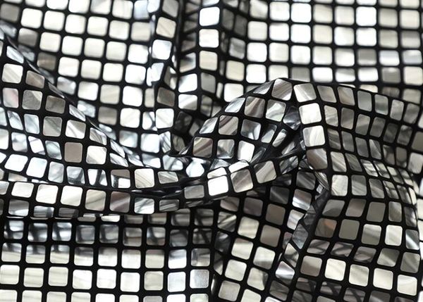 patchwork two style elastic metal cube complex lattice coated textiles diy fabric sequins laser lace wedding gauze party tweed fabric a422, Black;white
patchwork two style elastic metal cube complex lattice coated textiles diy fabric sequins laser lace wedding gauze party tweed fabric a422, Black;white