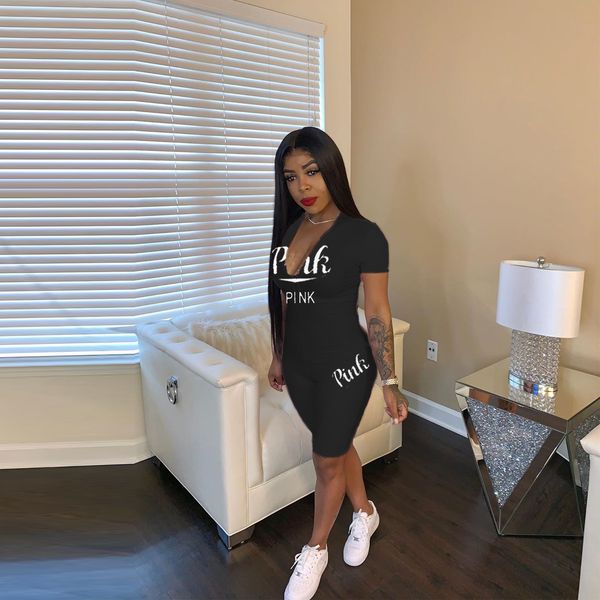womens causal letter print playsuit romper summer 2020 women deep v-neck black active sport jumpsuits rompers designer female, Black;white
womens causal letter print playsuit romper summer 2020 women deep v-neck black active sport jumpsuits rompers designer female, Black;white