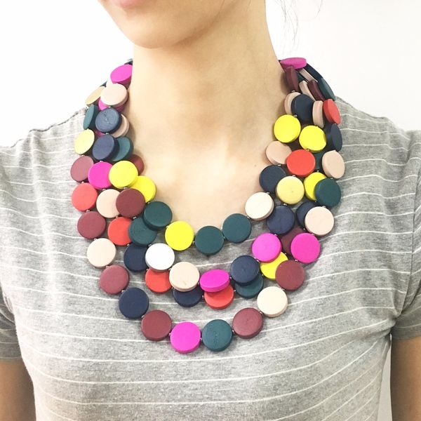 manilai bohemia multilayer beaded statement necklace womon handmade multicolor wood beads chokers necklace wooden jewelry beach, Golden;silver
manilai bohemia multilayer beaded statement necklace womon handmade multicolor wood beads chokers necklace wooden jewelry beach, Golden;silver