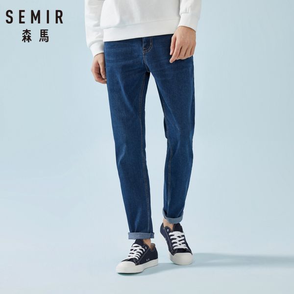 semir men skinny jeans in washed denim with pocket men's slim fit jeans with zip button fashion style for spring autumn, Blue
semir men skinny jeans in washed denim with pocket men's slim fit jeans with zip button fashion style for spring autumn, Blue