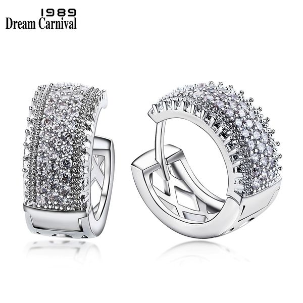 dreamcarnival 1989 new arrivals small hoop earrings for women rhodium color half white cubic zirconia boucle d'oreille se24113, Golden;silver
dreamcarnival 1989 new arrivals small hoop earrings for women rhodium color half white cubic zirconia boucle d'oreille se24113, Golden;silver