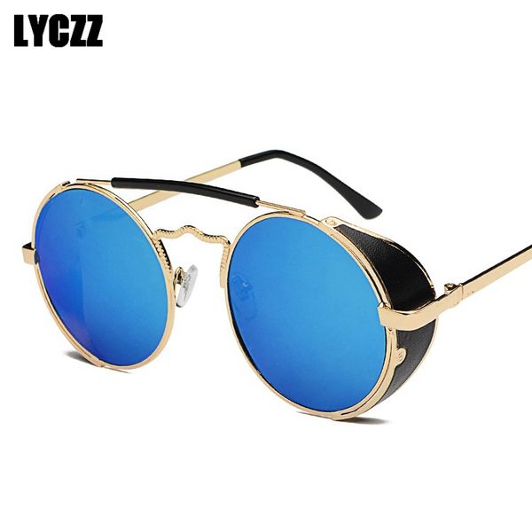 lyczz fashion retro style sunglasses male female round metal frame mirror brand new punk sunglasses oculos grau, White;black
lyczz fashion retro style sunglasses male female round metal frame mirror brand new punk sunglasses oculos grau, White;black