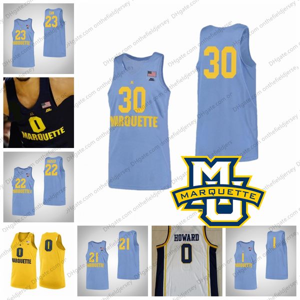 Marquette Golden Eagles #21 Joseph Chartouny 22 Joey Hauser 23 Jamal Cain 30 Ed Morrow 1 Brendan Bailey Basketball Jersey S-3XL
Marquette Golden Eagles #21 Joseph Chartouny 22 Joey Hauser 23 Jamal Cain 30 Ed Morrow 1 Brendan Bailey Basketball Jersey S-3XL