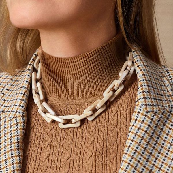 punk hip hop big chunky chain necklace for women fashion statement acrylic resin choker collar femme necklace jewelry bijoux, Silver
punk hip hop big chunky chain necklace for women fashion statement acrylic resin choker collar femme necklace jewelry bijoux, Silver
