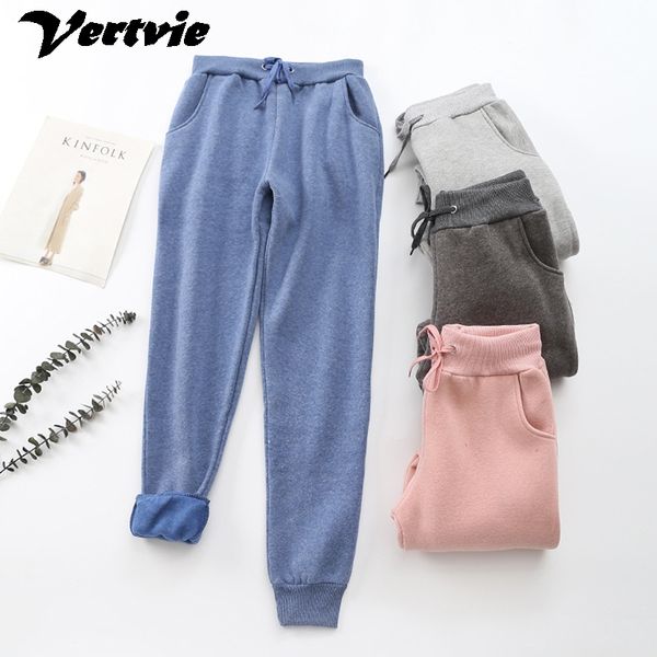 women casual sweatpants autumn winter warm trousers high waist trousers female solid drawstring waist pants running jogging pant, Black;blue
women casual sweatpants autumn winter warm trousers high waist trousers female solid drawstring waist pants running jogging pant, Black;blue