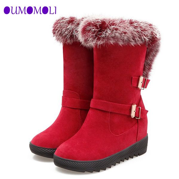 women snow boots 2019 new fashion scrub mid calf wedge women boots lady belt buckle boot for warm winter, Black
women snow boots 2019 new fashion scrub mid calf wedge women boots lady belt buckle boot for warm winter, Black