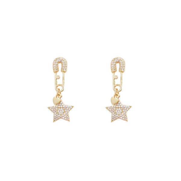 925 silver needle South Korea micro inlaid pentagonal Star Earrings female temperament net red advanced sense pin Earrings
925 silver needle South Korea micro inlaid pentagonal Star Earrings female temperament net red advanced sense pin Earrings
