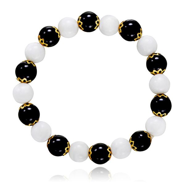 black white beads mixed bracelet stretch bracelet jewelry elastic rope fashion handmade gift for men/women wholesale 10pcs/lot
black white beads mixed bracelet stretch bracelet jewelry elastic rope fashion handmade gift for men/women wholesale 10pcs/lot