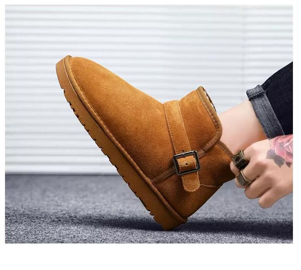 2019 men women boots brown chestnut black grey winter booties knee ankle warm boots comfortable flats 36-45
2019 men women boots brown chestnut black grey winter booties knee ankle warm boots comfortable flats 36-45