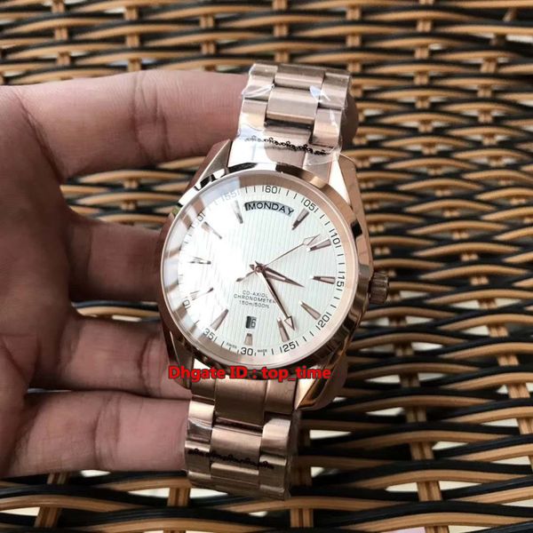 14 style new aqua terra 150m day-date automatic mens watch 231.50.42.22.02.001 white dial 18k rose gold bracelet gents sports watches, Slivery;brown
14 style new aqua terra 150m day-date automatic mens watch 231.50.42.22.02.001 white dial 18k rose gold bracelet gents sports watches, Slivery;brown