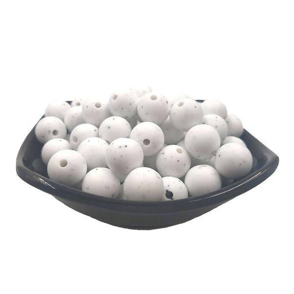 100pcs 12mm white granite silicone round shaped beads diy toddler teether food grade baby teething jewelry necklace nursing accessories
100pcs 12mm white granite silicone round shaped beads diy toddler teether food grade baby teething jewelry necklace nursing accessories