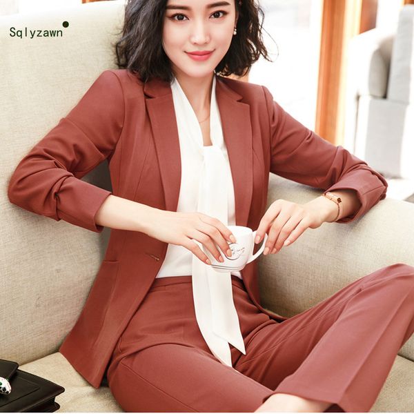 2 piece caramel pant suits formal ladies office uniform designs women elegant business work wear jacket with trousers sets, White
2 piece caramel pant suits formal ladies office uniform designs women elegant business work wear jacket with trousers sets, White