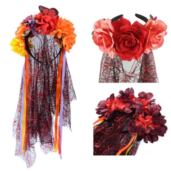 fariy женщины девушки veil труп невесты розы цветок мексиканский hairband оголовье хэллоуин необычные платья партии костюма вспомогательное
fariy женщины девушки veil труп невесты розы цветок мексиканский hairband оголовье хэллоуин необычные платья партии костюма вспомогательное