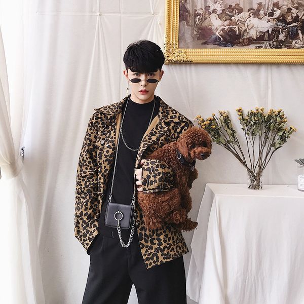 new male drop shipping jacket yellow leopard grain long suit nightclub men singer dj stage costumes formal clothes plus size, Black;brown
new male drop shipping jacket yellow leopard grain long suit nightclub men singer dj stage costumes formal clothes plus size, Black;brown