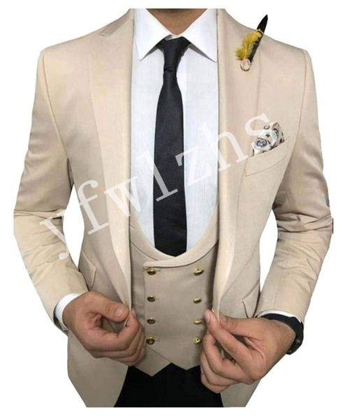 one button beige peak lapel groom tuxedos men suits wedding/prom/dinner man blazer(jacket+pants+tie+vest) w56, Black;gray
one button beige peak lapel groom tuxedos men suits wedding/prom/dinner man blazer(jacket+pants+tie+vest) w56, Black;gray