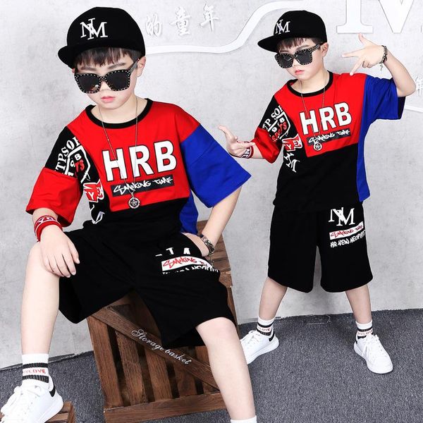 boys summer t-shirt shorts suit kid handsome round neck shirt baby sweatshirt pants hip-hop pullover children's clothing 2 sets, White
boys summer t-shirt shorts suit kid handsome round neck shirt baby sweatshirt pants hip-hop pullover children's clothing 2 sets, White