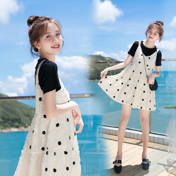 605# maternity dress summer short sleeve fashionable easy matching loose stylish dress for pregnant women mom, White
605# maternity dress summer short sleeve fashionable easy matching loose stylish dress for pregnant women mom, White