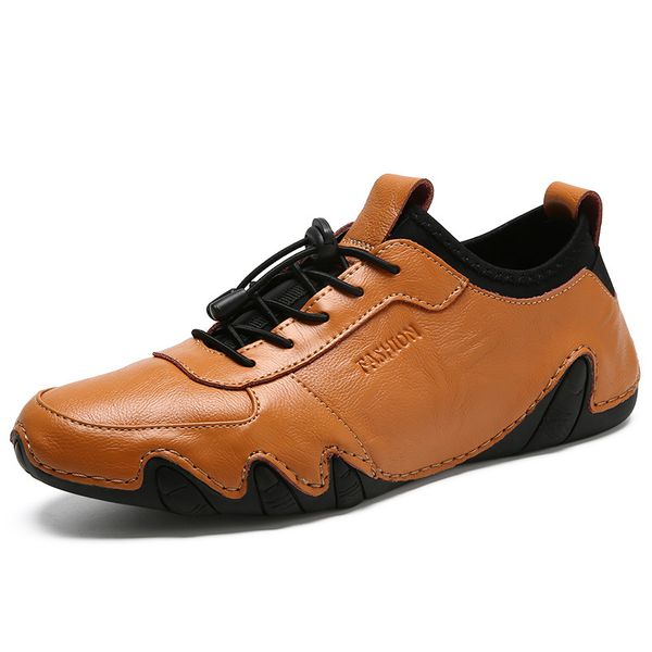 men casual shoes new men genuine leather shoes spring sneakers footwear slip on rubber driving fashion lace-up fgbb5, Black
men casual shoes new men genuine leather shoes spring sneakers footwear slip on rubber driving fashion lace-up fgbb5, Black
