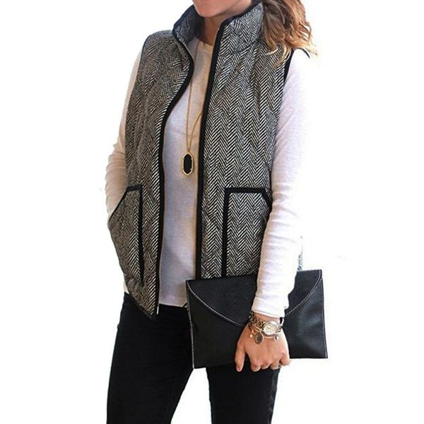 mooistar #5020 2017 autumn winter coat women ladies hembra del chaleco casual waistcoat female sleeveless cotton vest jacket, Black;white
mooistar #5020 2017 autumn winter coat women ladies hembra del chaleco casual waistcoat female sleeveless cotton vest jacket, Black;white