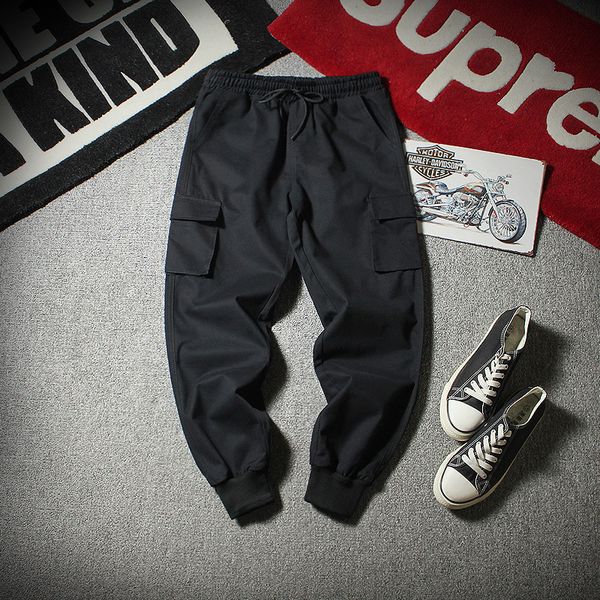 spring new joggers pants men fashion solid color casual loose street hip hop trousers man wild overalls male sweatpants s-5xl, Black
spring new joggers pants men fashion solid color casual loose street hip hop trousers man wild overalls male sweatpants s-5xl, Black