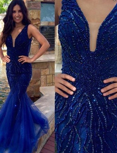 deep v neck trumpet long pageant prom dresses backless crystal beaded bodice sequins tulle party long evening formal gown dress, White;red
deep v neck trumpet long pageant prom dresses backless crystal beaded bodice sequins tulle party long evening formal gown dress, White;red