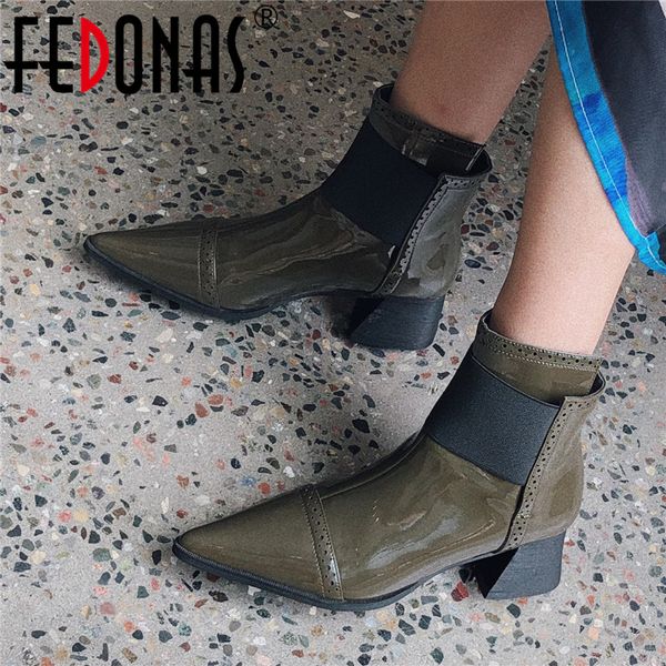 fedonas women warm autumn winter pointed toe fashion ankle boots elastic band short boots high heels party shoes woman, Black
fedonas women warm autumn winter pointed toe fashion ankle boots elastic band short boots high heels party shoes woman, Black