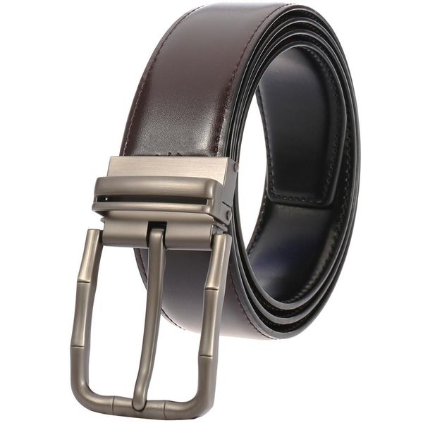 vintage style pin buckle cow genuine leather belts for men 110~130cm good quality mens belt cinturones hombre, Black;brown
vintage style pin buckle cow genuine leather belts for men 110~130cm good quality mens belt cinturones hombre, Black;brown