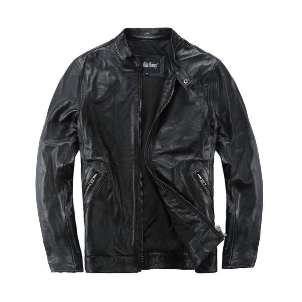2019 vintage slim men american casual style leather jacket plus size xxxxxxl genuine cowhide autumn leather coat ing, Black
2019 vintage slim men american casual style leather jacket plus size xxxxxxl genuine cowhide autumn leather coat ing, Black