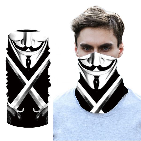 3d seamless balaclava magic scarf neck gaiter ghost skull skeleton joker shield headband headwear cycling bandanas, Black
3d seamless balaclava magic scarf neck gaiter ghost skull skeleton joker shield headband headwear cycling bandanas, Black