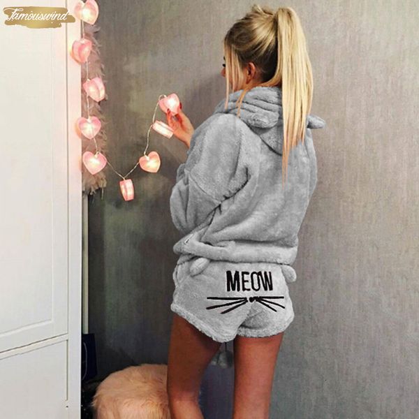 autumn women 2pcs pajama sets long sleeve cartoon animal hoodies fashion velvet shorts womens suit winter coral sleepwear, Black;red
autumn women 2pcs pajama sets long sleeve cartoon animal hoodies fashion velvet shorts womens suit winter coral sleepwear, Black;red
