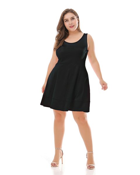 2020 summer new european and american large women's knitting off shoulder fat mm package hip dress, Black;gray
2020 summer new european and american large women's knitting off shoulder fat mm package hip dress, Black;gray