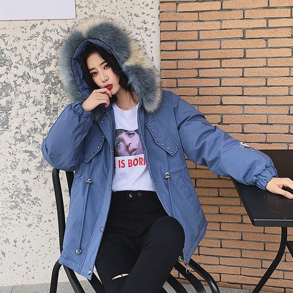2020 winter jacket women thick warm parkas plus size coat fashion female down jacket hooded large fur collar winter coat women, Black
2020 winter jacket women thick warm parkas plus size coat fashion female down jacket hooded large fur collar winter coat women, Black