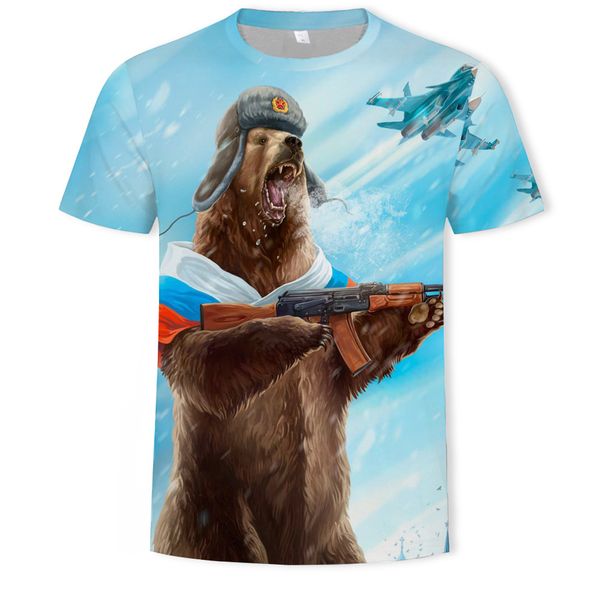 mens designer t-shirt bear animal round neck casual large size 3d digital printing short sleeve81ad, White;black
mens designer t-shirt bear animal round neck casual large size 3d digital printing short sleeve81ad, White;black