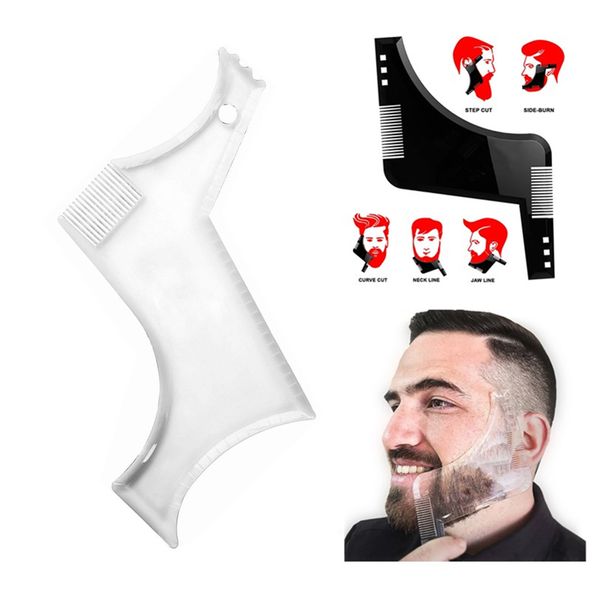 men's beard care black/white appearance moustache moulding hairdressing plastic hair shaping styling template ruler combs tool, Silver
men's beard care black/white appearance moustache moulding hairdressing plastic hair shaping styling template ruler combs tool, Silver