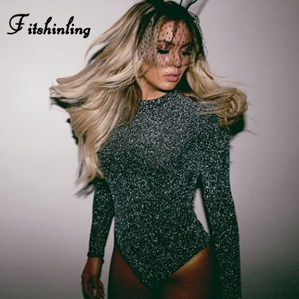 fitshinling glitter turtleneck bodysuit women long sleeve black fitness bodysuits fashion 2019 autumn body jumpsuits female, Black;white
fitshinling glitter turtleneck bodysuit women long sleeve black fitness bodysuits fashion 2019 autumn body jumpsuits female, Black;white