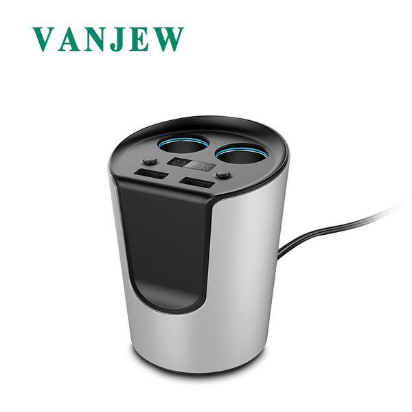 vanjew c21 car cigarette lighter socket cup shape power 2 plug sockets adapter dual usb ports car charger dc 12/24v 120w power
vanjew c21 car cigarette lighter socket cup shape power 2 plug sockets adapter dual usb ports car charger dc 12/24v 120w power