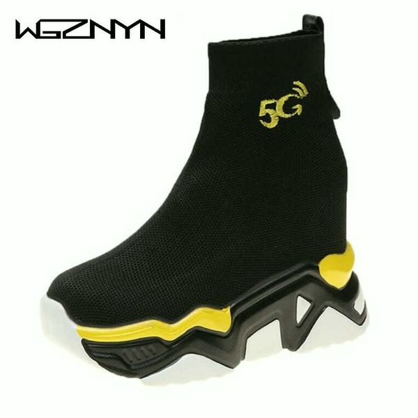 brand mesh wedge shoes woman platform boots ladies new solid 2019 autumn slip on ankle boots for women round toe female shoes w6, Black
brand mesh wedge shoes woman platform boots ladies new solid 2019 autumn slip on ankle boots for women round toe female shoes w6, Black
