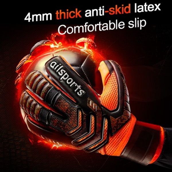 professional goalkeeper gloves finger protection thickened latex soccer goalie gloves football goalkeeper, Black;gray
professional goalkeeper gloves finger protection thickened latex soccer goalie gloves football goalkeeper, Black;gray