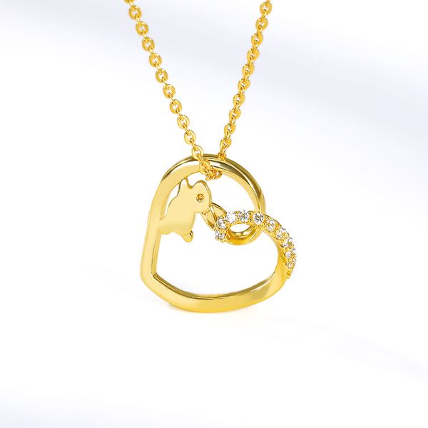 hollow zircon necklace exquisite popular jewelry cute girly love pendant necklace birthday gift chain copper material, Silver
hollow zircon necklace exquisite popular jewelry cute girly love pendant necklace birthday gift chain copper material, Silver