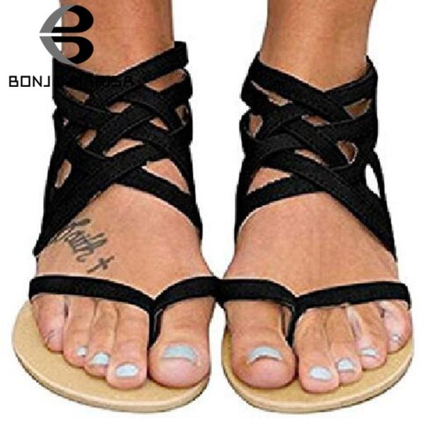 sandals bonjomarisa classic rome flat heel concise low gladiator women summer daily casual beach shoes woman, Black
sandals bonjomarisa classic rome flat heel concise low gladiator women summer daily casual beach shoes woman, Black