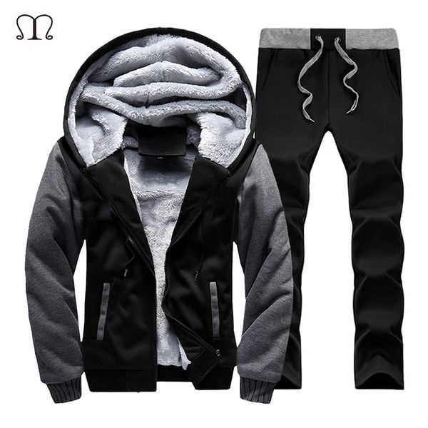 new men set fashion brand fleece thick tracksuit + pants 2 pieces us size spring warm hooded sporting suit mens sportswear sets, Gray
new men set fashion brand fleece thick tracksuit + pants 2 pieces us size spring warm hooded sporting suit mens sportswear sets, Gray